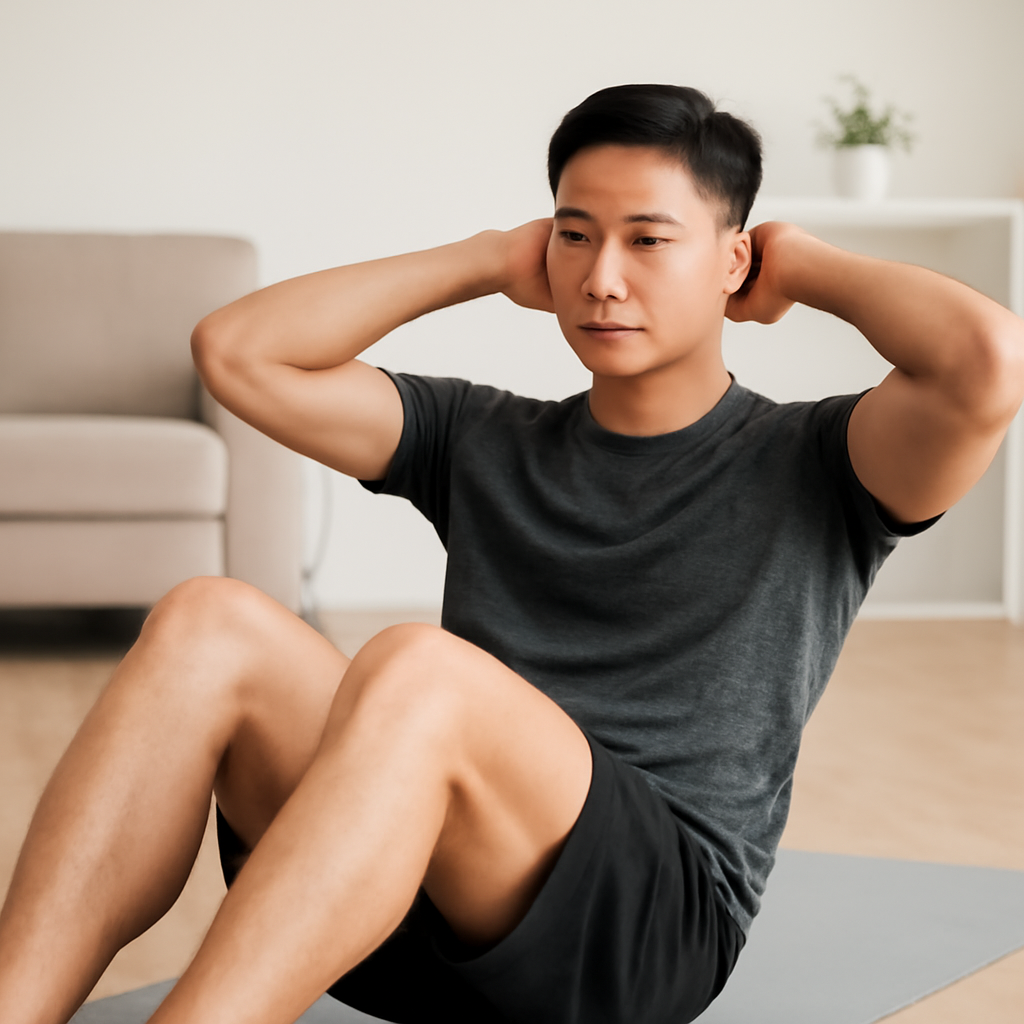 복근운동루틴 대표 이미지